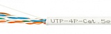 Кабель U/UTP 4 PR 24 AWG Cat 5e H УКМ 0,48мм (Бескислородная медь) внутренний 305м