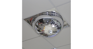 Сферическое купольное зеркало типа «Армстронг» для помещений D600мм