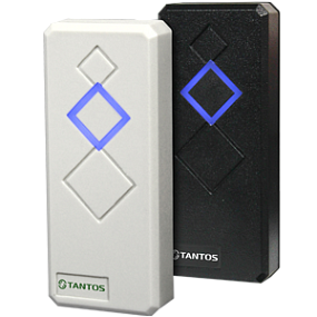 TANTOS TS-RDR-E White – бесконтактный считыватель карт формата EM-Marin (125кГц).