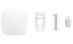 Комплект беспроводной смарт-сигнализации 2 поколения Ajax StarterKit Plus (white)